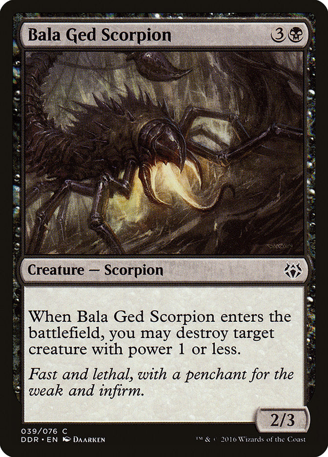 Bala Ged Scorpion [Duel Decks: Nissa vs. Ob Nixilis] | Game Haven TX