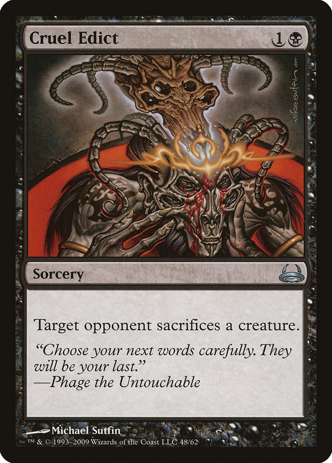 Cruel Edict [Duel Decks: Divine vs. Demonic] | Game Haven TX