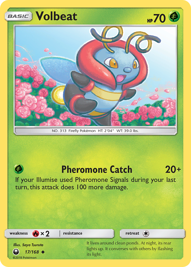 Volbeat (17/168) [Sun & Moon: Celestial Storm] | Game Haven TX