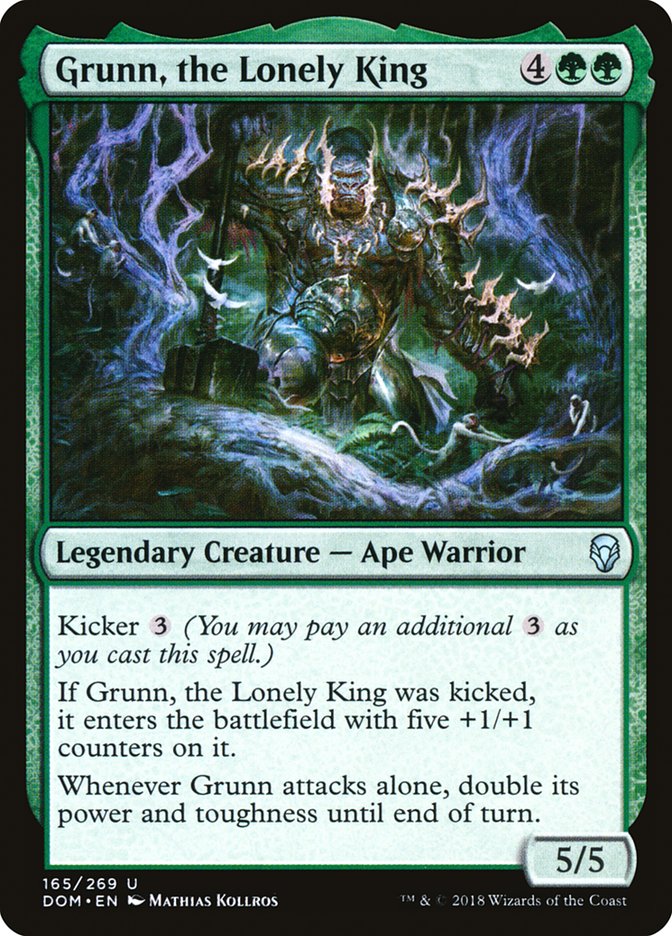 Grunn, the Lonely King [Dominaria] | Game Haven TX