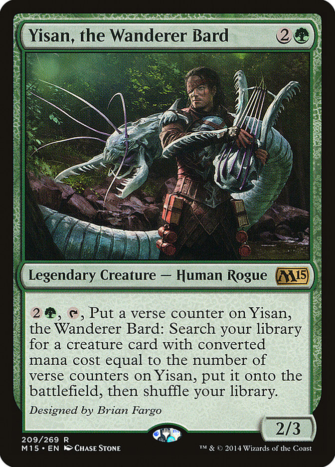Yisan, the Wanderer Bard [Magic 2015] | Game Haven TX