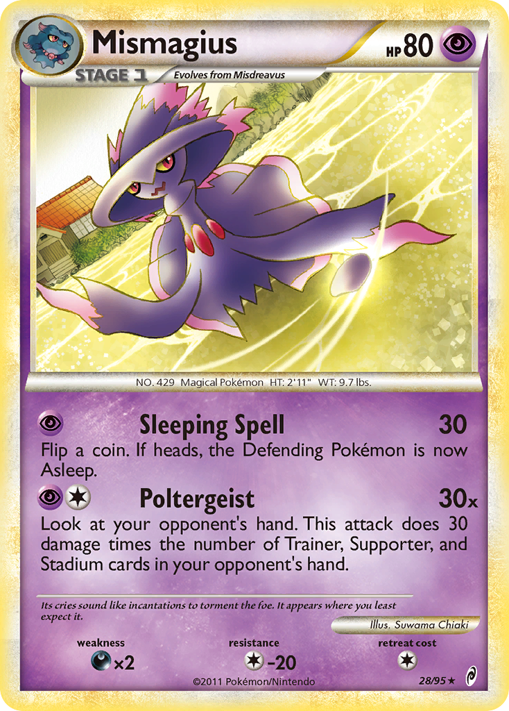Mismagius (28/95) [HeartGold & SoulSilver: Call of Legends] | Game Haven TX