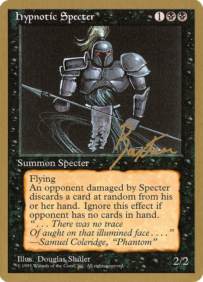 Hypnotic Specter (George Baxter) [Pro Tour Collector Set] | Game Haven TX