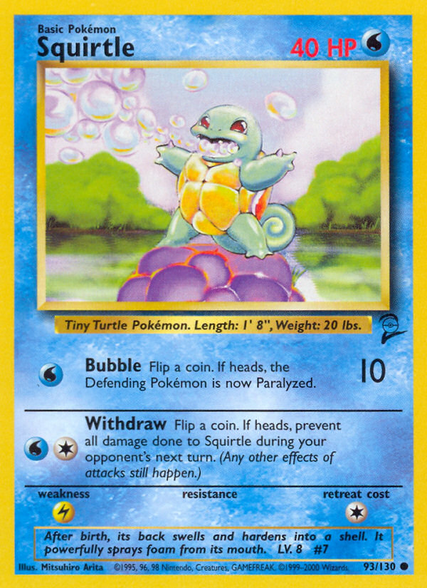 Squirtle (93/130) [Base Set 2] | Game Haven TX