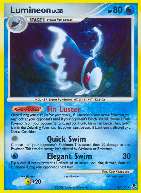 Lumineon (4/100) [Diamond & Pearl: Stormfront] | Game Haven TX