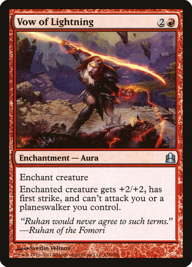 Vow of Lightning [Commander 2011] | Game Haven TX