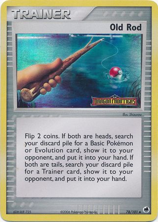 Old Rod (78/101) (Stamped) [EX: Dragon Frontiers] | Game Haven TX