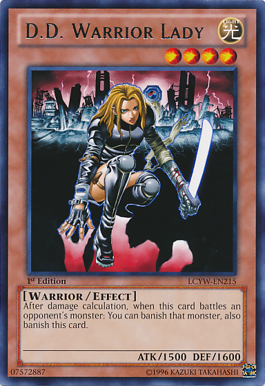D.D. Warrior Lady [LCYW-EN215] Rare | Game Haven TX