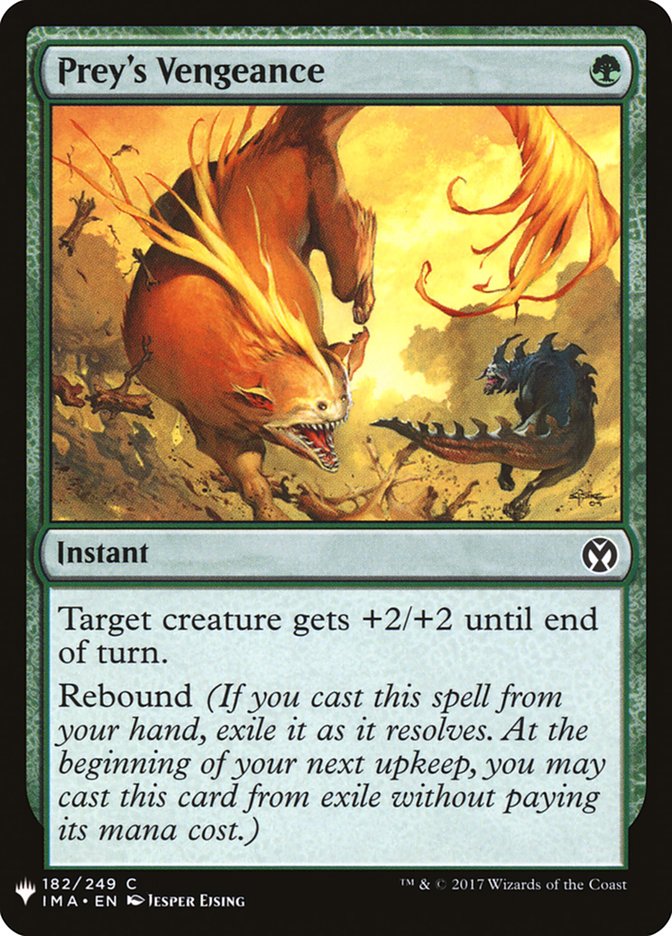 Prey's Vengeance [Mystery Booster] | Game Haven TX