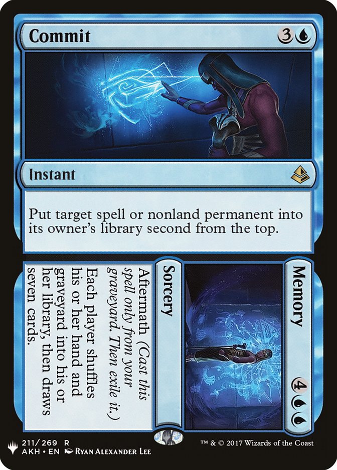 Commit // Memory [Mystery Booster] | Game Haven TX