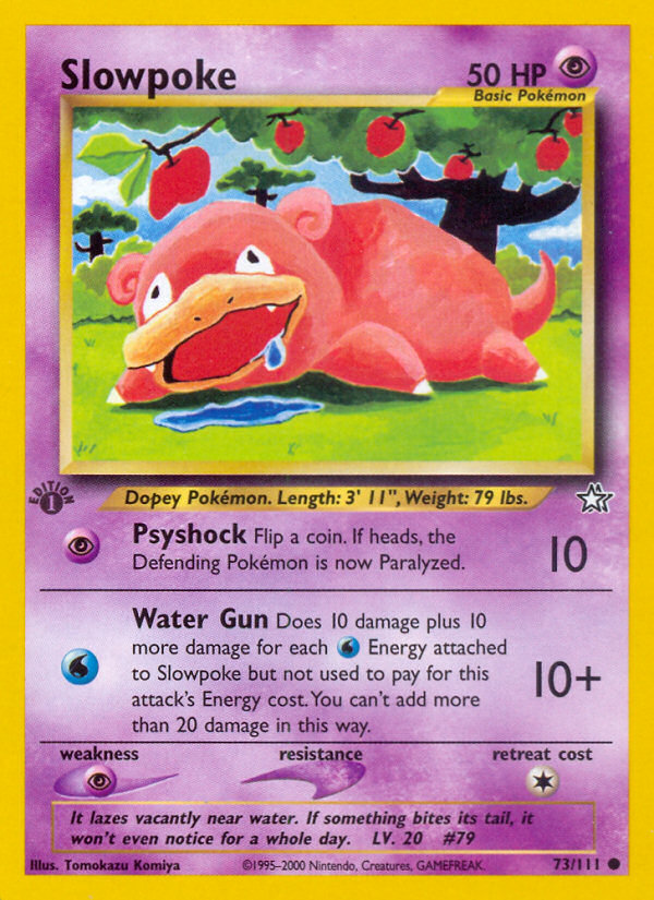 Slowpoke (73/111) [Neo Genesis 1st Edition] | Game Haven TX