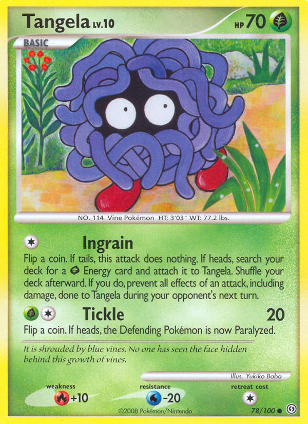 Tangela (78/100) [Diamond & Pearl: Stormfront] | Game Haven TX