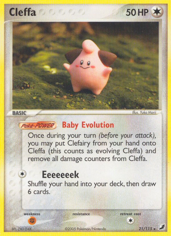 Cleffa (21/115) [EX: Unseen Forces] | Game Haven TX