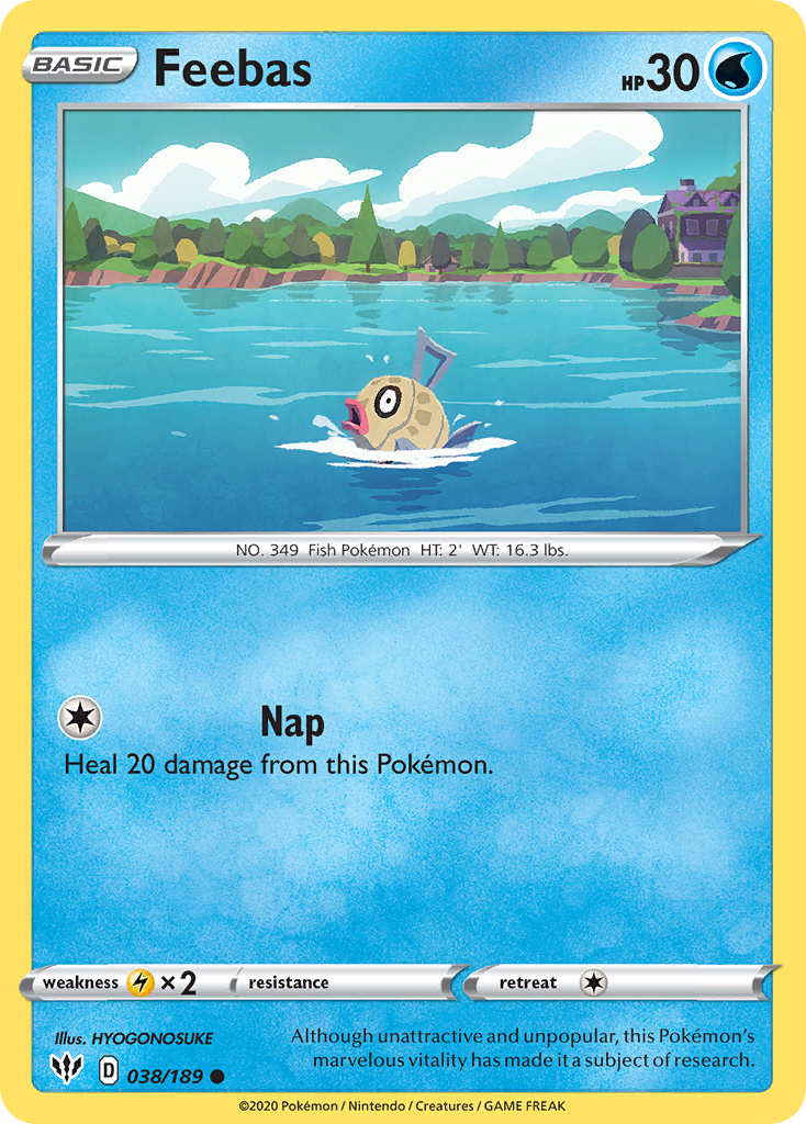 Feebas (038/189) [Sword & Shield: Darkness Ablaze] | Game Haven TX