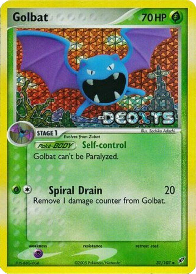 Golbat (31/107) (Stamped) [EX: Deoxys] | Game Haven TX