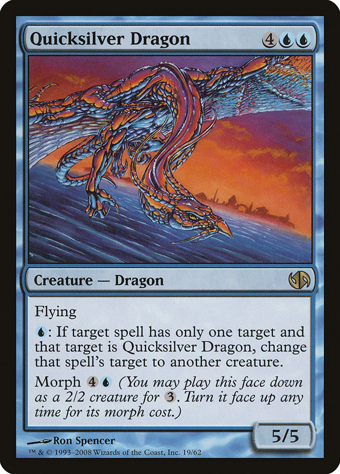 Quicksilver Dragon [Duel Decks: Jace vs. Chandra] | Game Haven TX