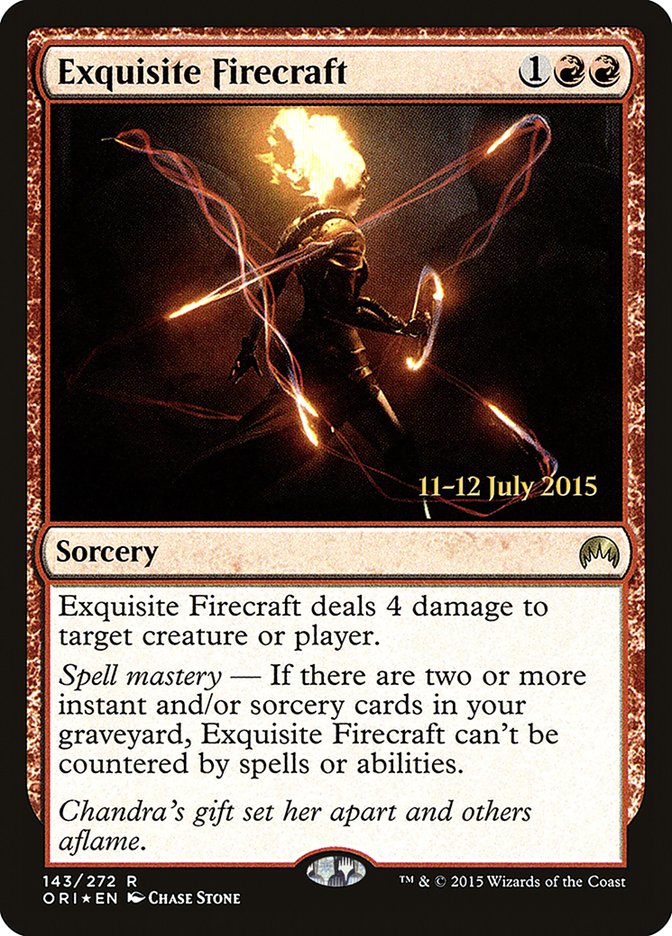 Exquisite Firecraft [Magic Origins Promos] | Game Haven TX