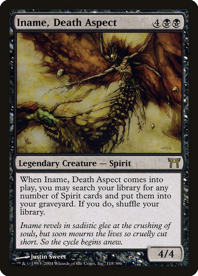 Iname, Death Aspect [Champions of Kamigawa] | Game Haven TX