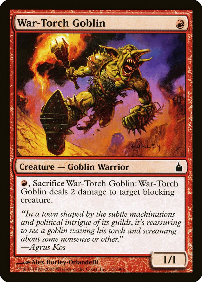War-Torch Goblin [Ravnica: City of Guilds] | Game Haven TX