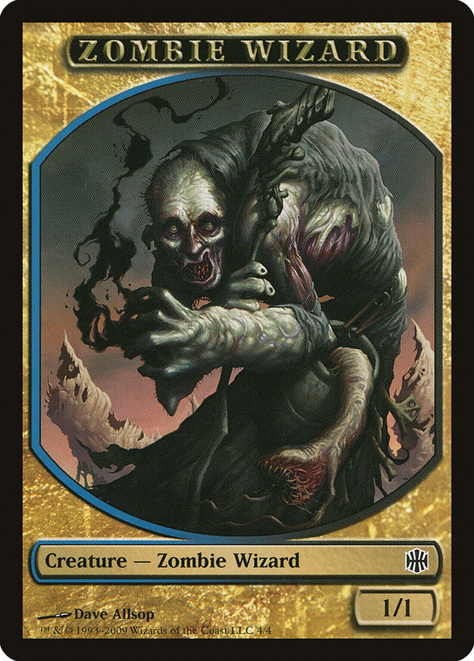 Zombie Wizard [Alara Reborn Tokens] | Game Haven TX