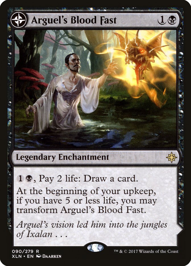 Arguel's Blood Fast // Temple of Aclazotz [Ixalan] | Game Haven TX
