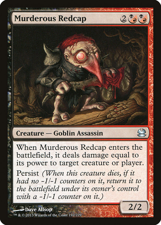Murderous Redcap [Modern Masters] | Game Haven TX