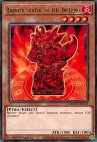 Barrier Statue of the Inferno [MAGO-EN113] Rare | Game Haven TX