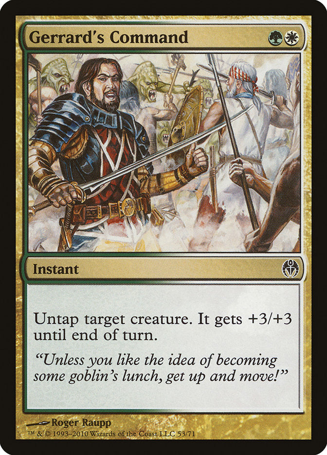 Gerrard's Command [Duel Decks: Phyrexia vs. the Coalition] | Game Haven TX