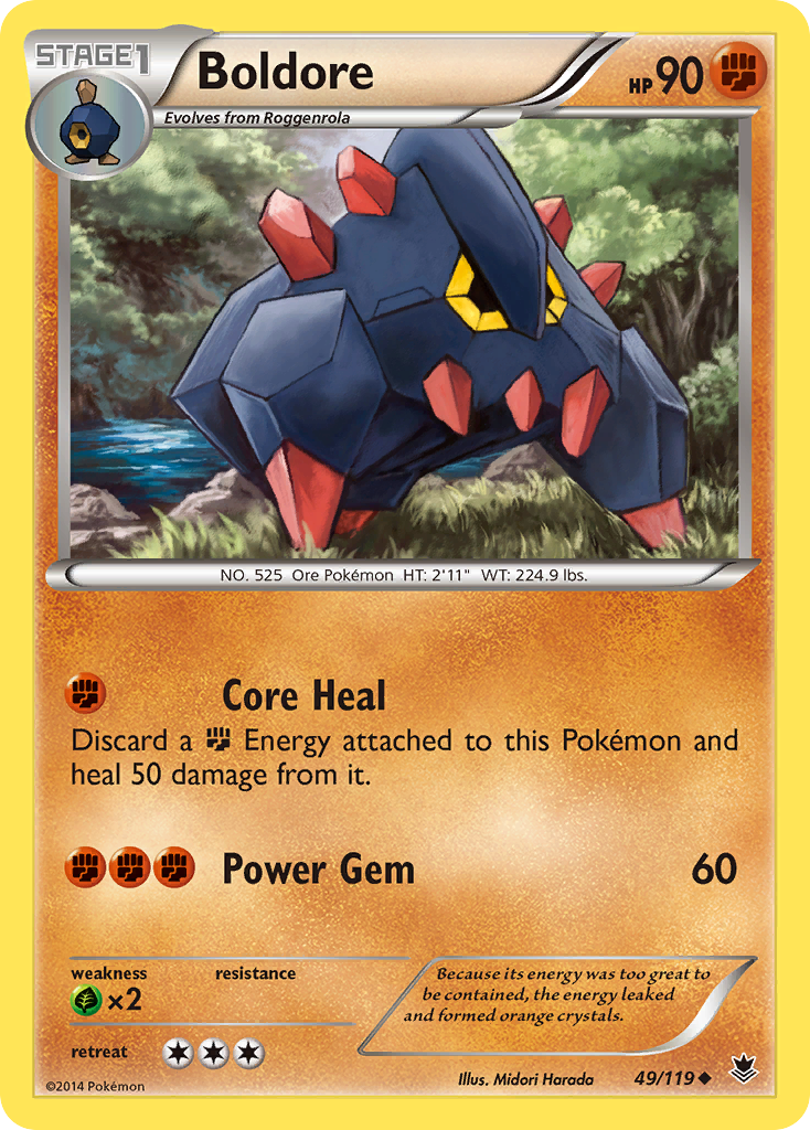Boldore (49/119) [XY: Phantom Forces] | Game Haven TX