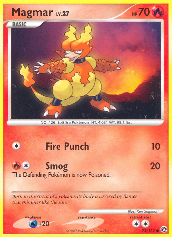 Magmar (93/132) [Diamond & Pearl: Secret Wonders] | Game Haven TX