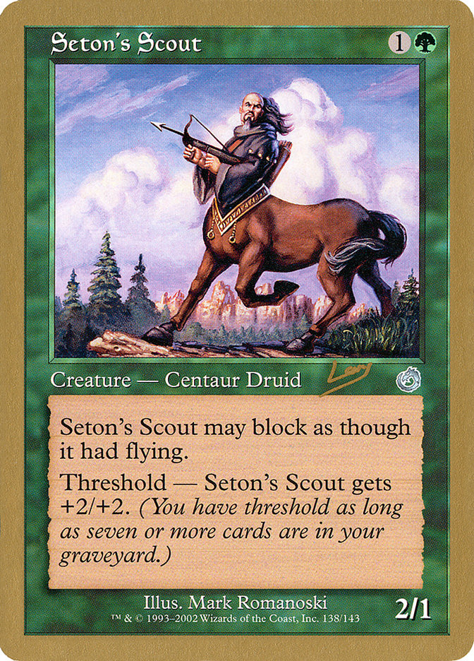 Seton's Scout (Raphael Levy) [World Championship Decks 2002] | Game Haven TX