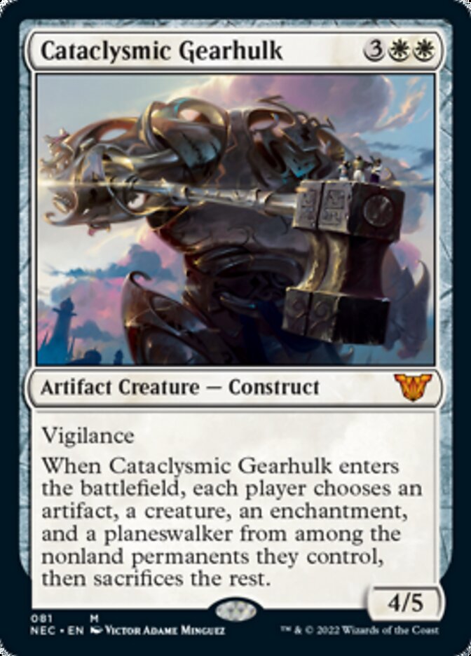 Cataclysmic Gearhulk [Kamigawa: Neon Dynasty Commander] | Game Haven TX