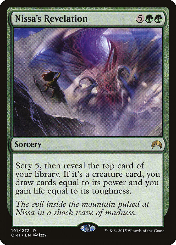 Nissa's Revelation [Magic Origins] | Game Haven TX