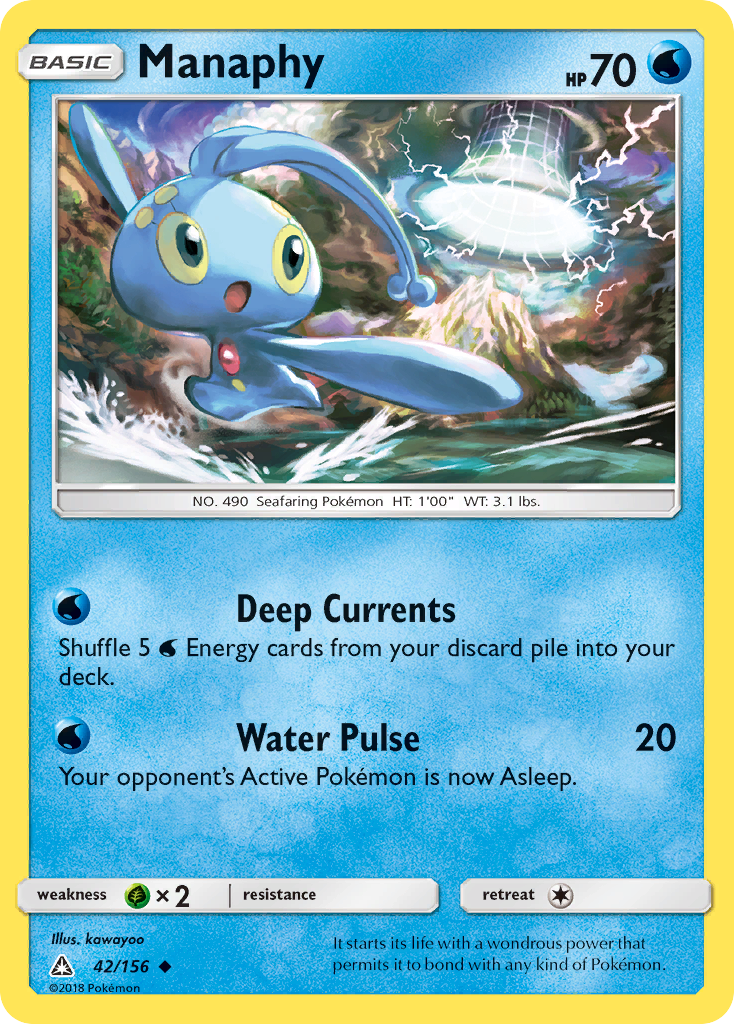 Manaphy (42/156) [Sun & Moon: Ultra Prism] | Game Haven TX