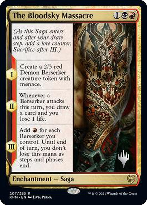 The Bloodsky Massacre [Kaldheim Promo Pack] | Game Haven TX