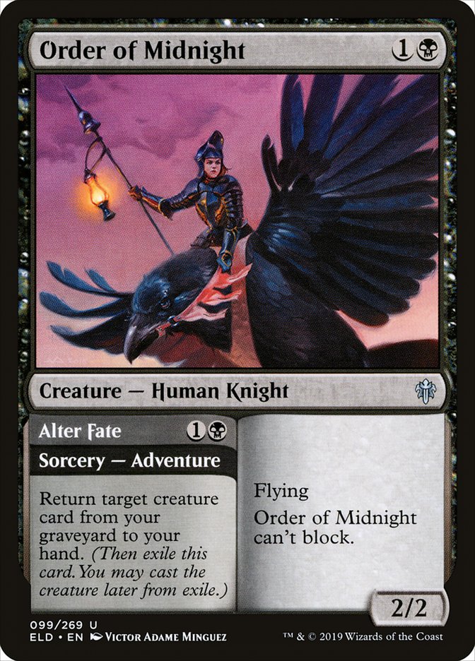 Order of Midnight // Alter Fate [Throne of Eldraine] | Game Haven TX