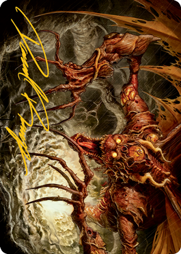 Archfiend of Sorrows Art Card (Gold-Stamped Signature) [Modern Horizons 2 Art Series] | Game Haven TX