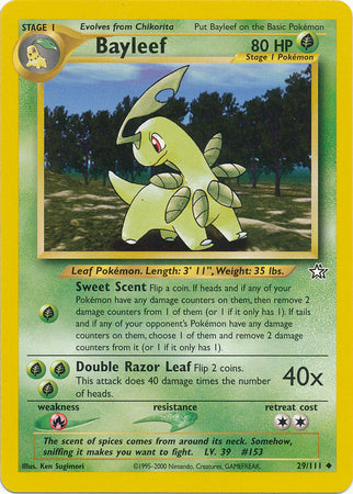 Bayleef (29/111) [Neo Genesis Unlimited] | Game Haven TX