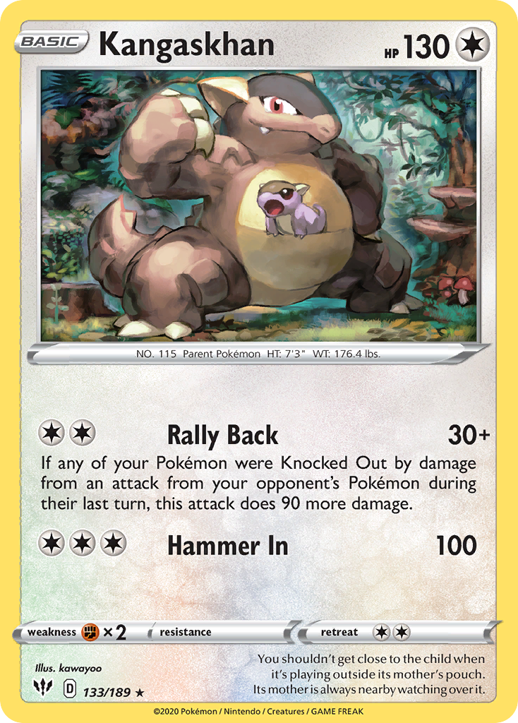 Kangaskhan (133/189) [Sword & Shield: Darkness Ablaze] | Game Haven TX