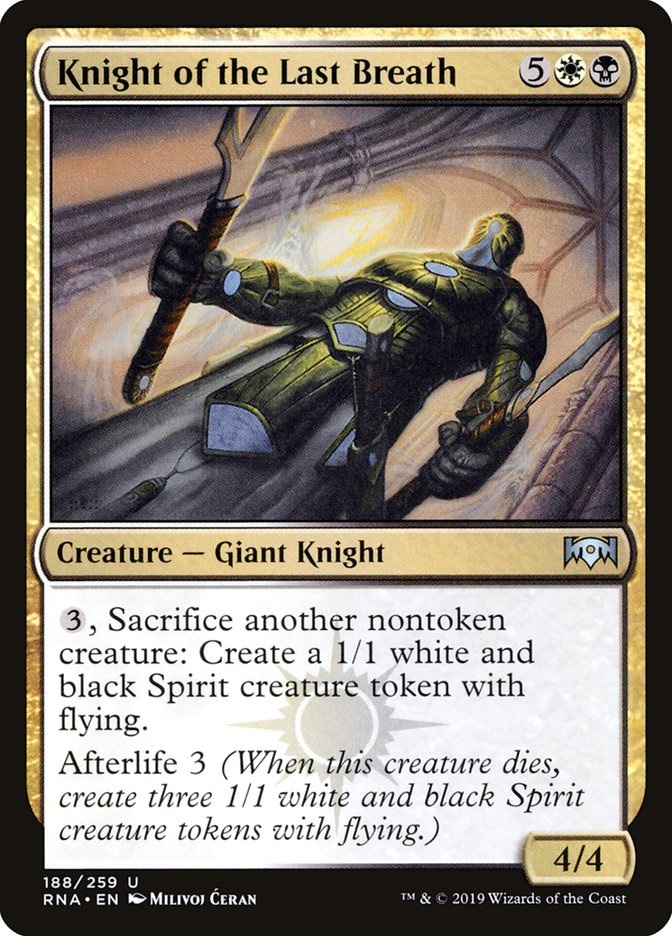Knight of the Last Breath [Ravnica Allegiance] | Game Haven TX