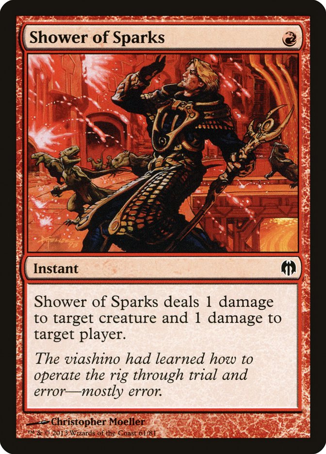 Shower of Sparks [Duel Decks: Heroes vs. Monsters] | Game Haven TX