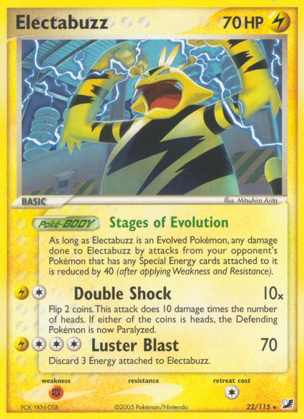 Electabuzz (22/115) [EX: Unseen Forces] | Game Haven TX