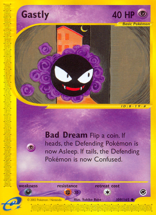 Gastly (109/165) [Expedition: Base Set] | Game Haven TX