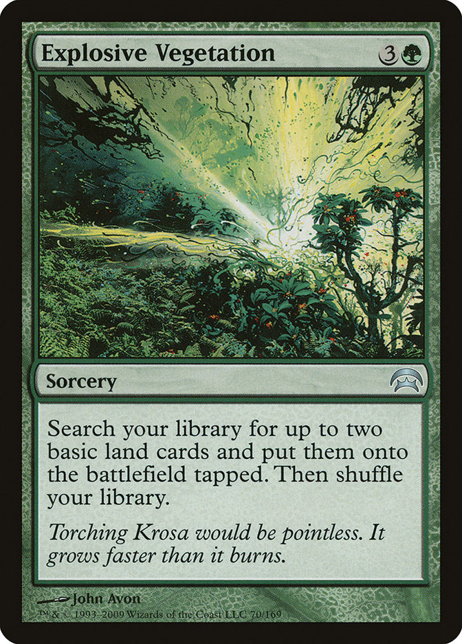 Explosive Vegetation [Planechase] | Game Haven TX