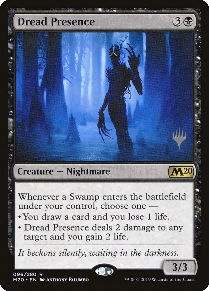 Dread Presence [Core Set 2020 Promos] | Game Haven TX