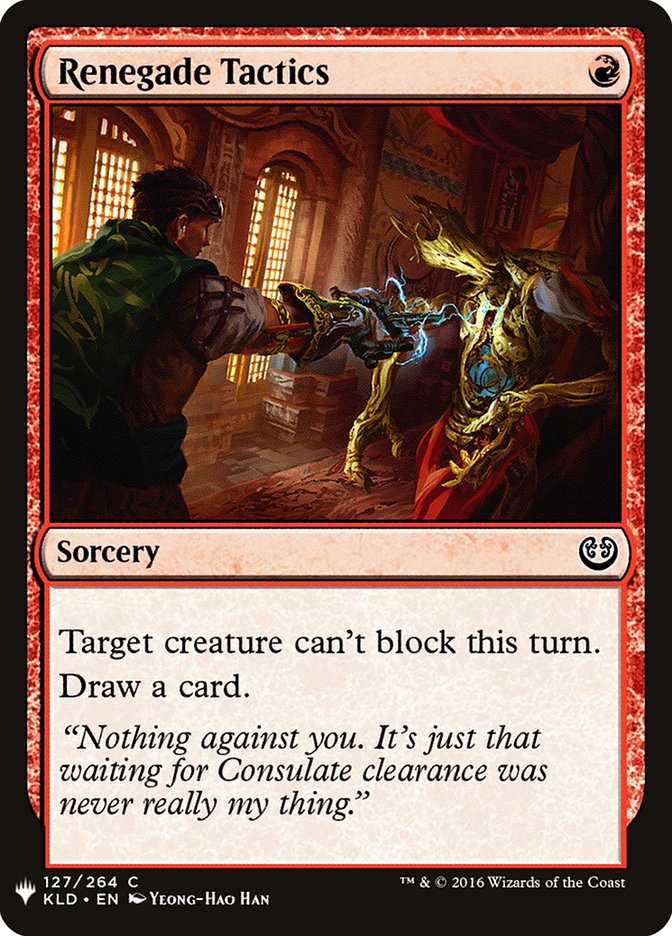 Renegade Tactics [Mystery Booster] | Game Haven TX