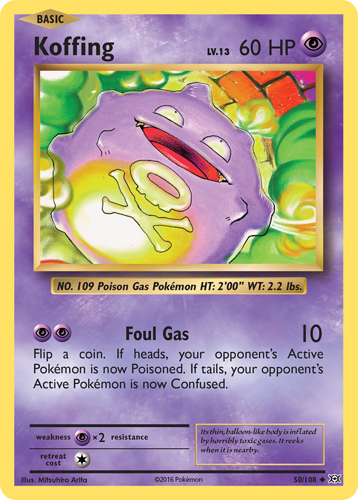 Koffing (50/108) [XY: Evolutions] | Game Haven TX