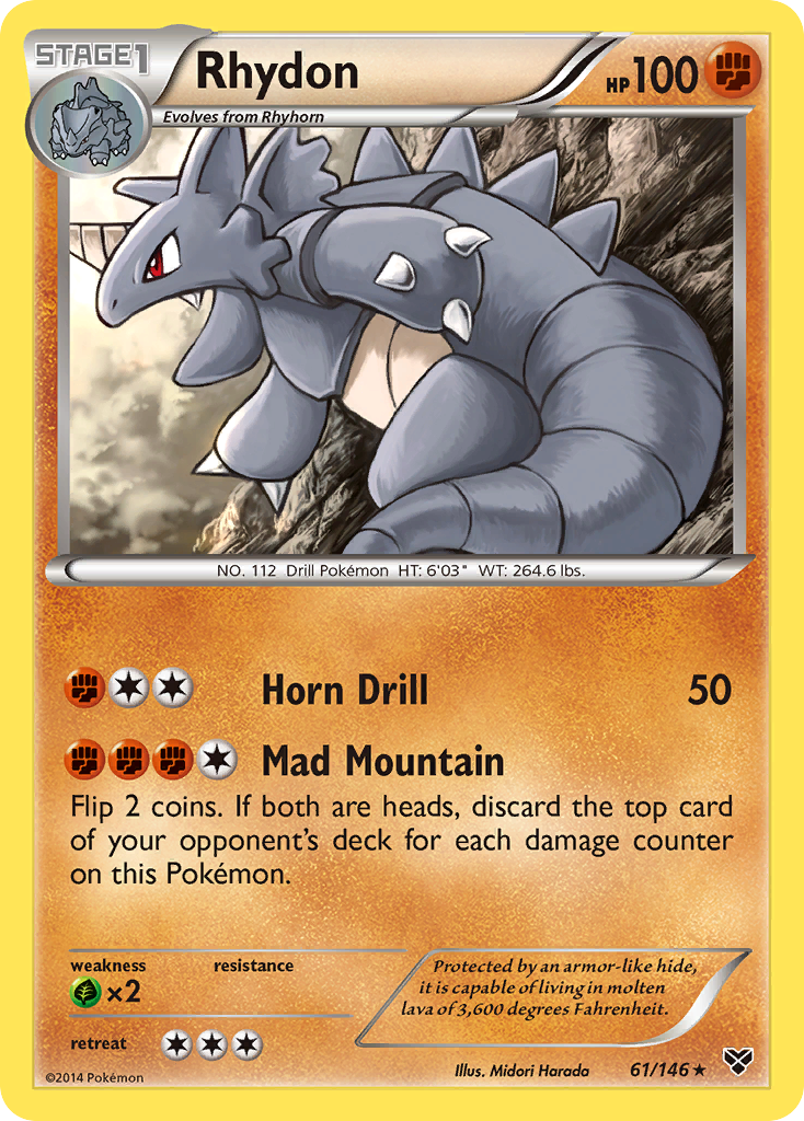 Rhydon (61/146) [XY: Base Set] | Game Haven TX