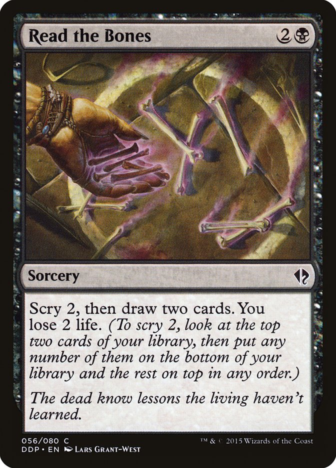 Read the Bones [Duel Decks: Zendikar vs. Eldrazi] | Game Haven TX