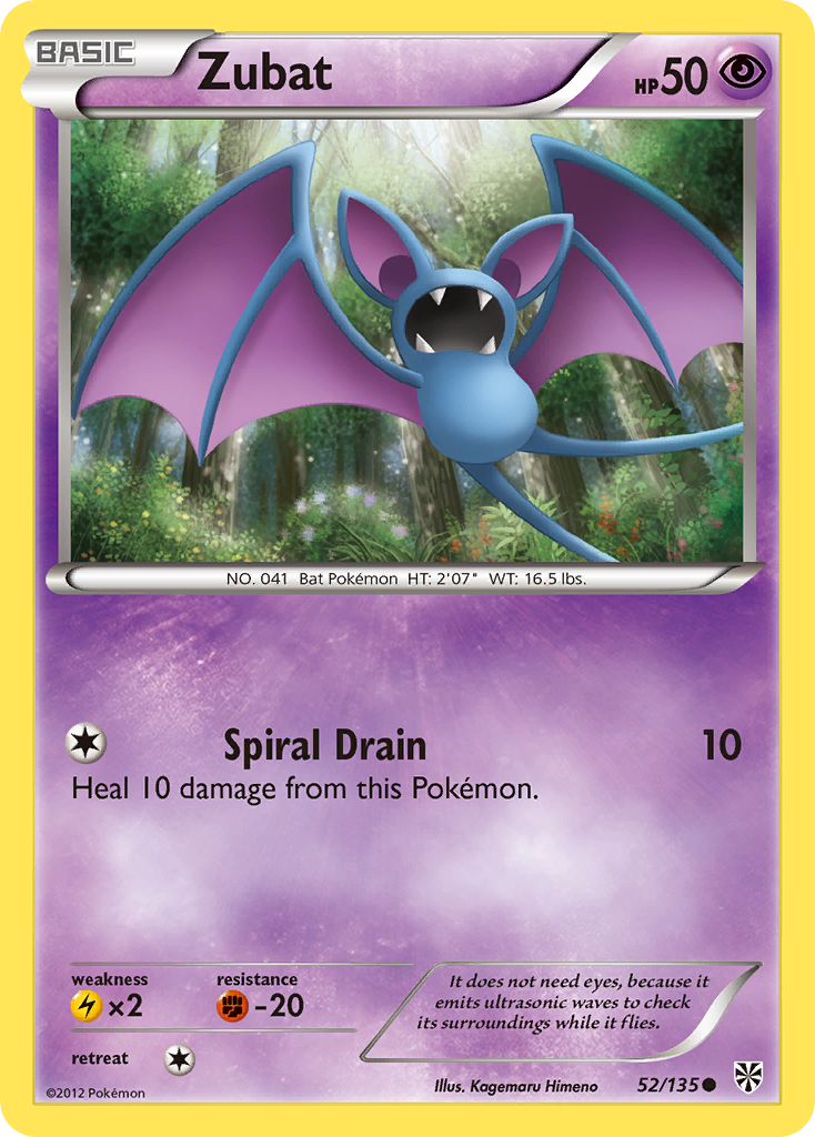 Zubat (52/135) [Black & White: Plasma Storm] | Game Haven TX